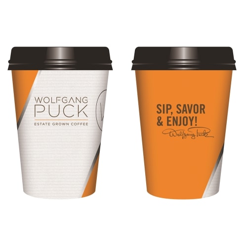 Wolfgang Puck Paper Hot Cup 10oz, Unwrapped